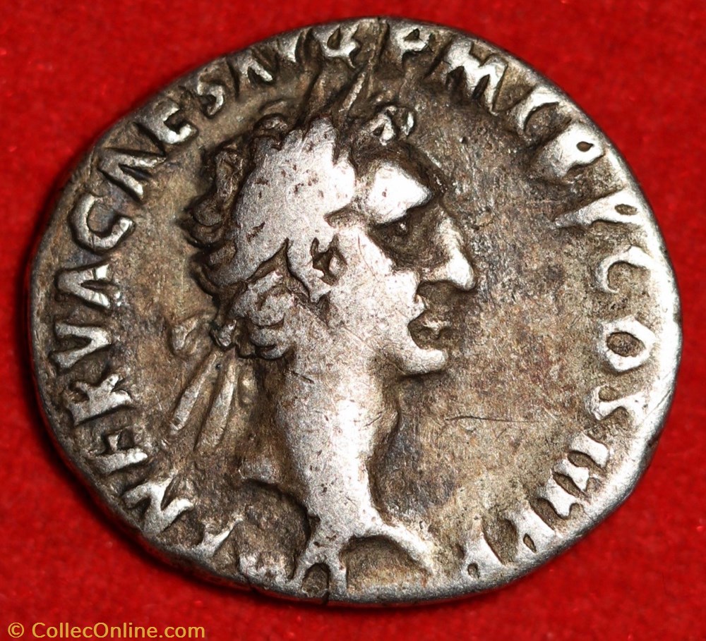 Nerva, AR Denarius - Coins - Ancient - Romans - Imperial and Republican