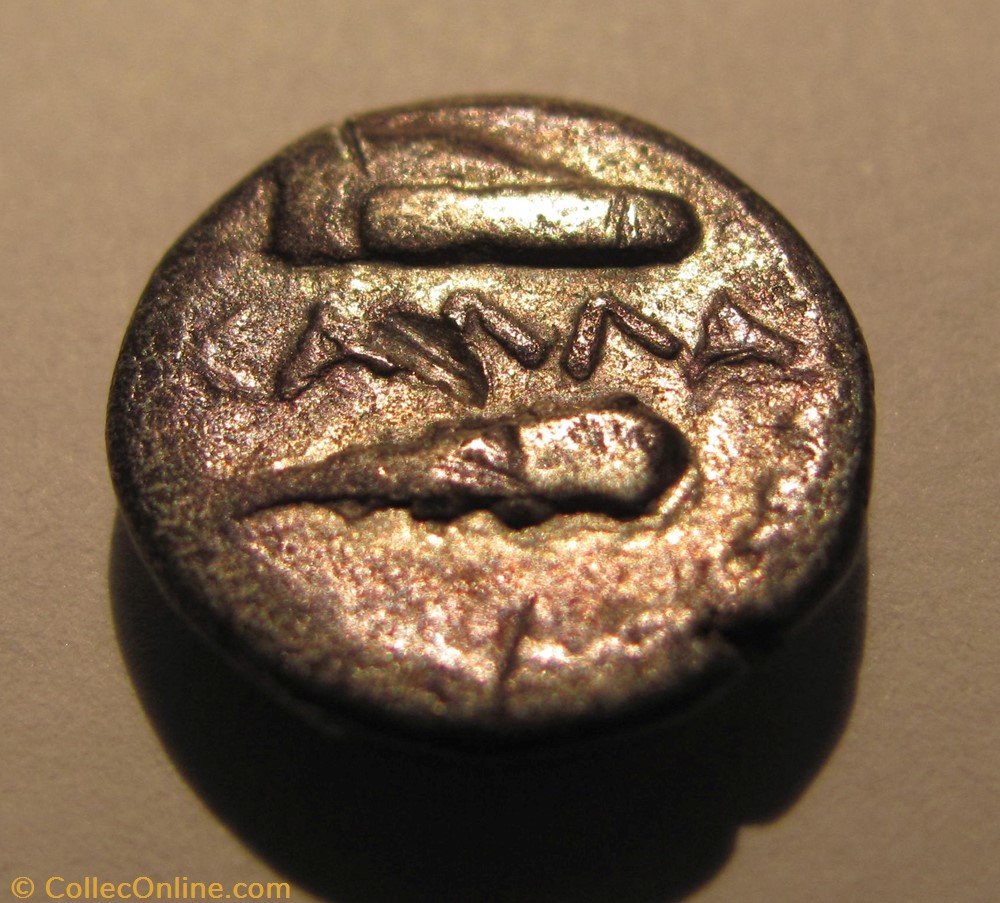 Thrace Kallatis AR Hemidrachma coin ancient b to thrace kallatis ar hemidrachma