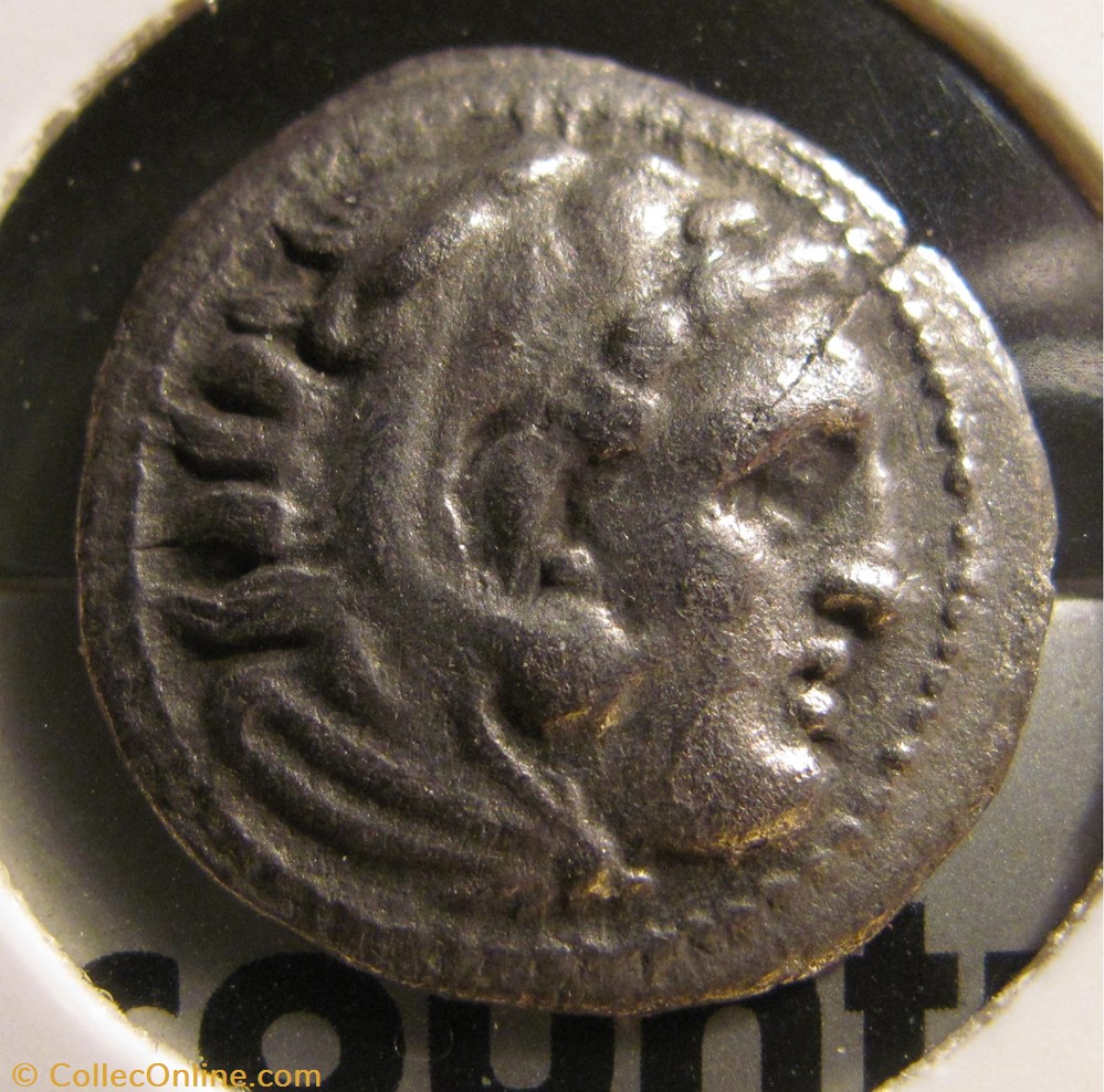 Lysimachos Drachma, Lampsakos coin ancient b to lysimachos drachma lampsakos