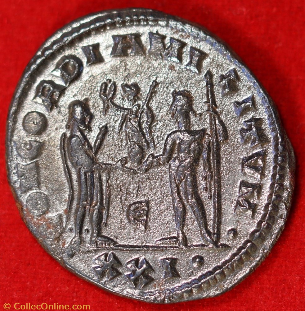 coin ancient b c to roman imperial maximianus 293as ae ant