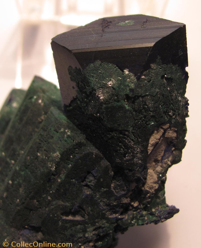 Azurite, Malachite 2 mineral meteorite azurite malachite