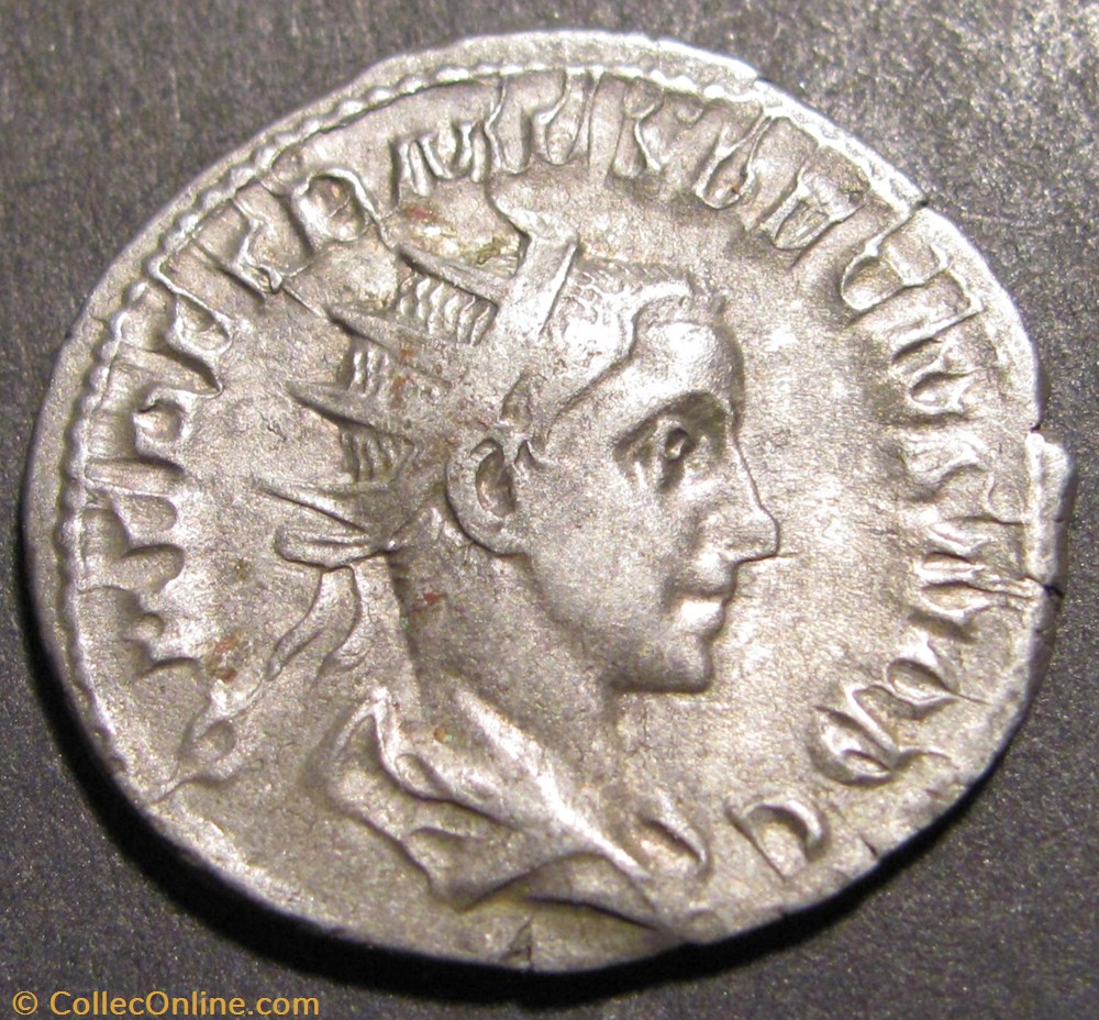 Herennius Estruscus, 250-251 AD, AR Ant coin ancient b to roman imperial herennius estruscus 250 251 ad ar ant
