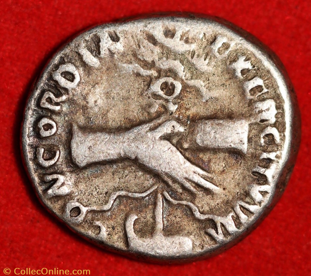 Nerva, AR Denarius coin ancient b c to roman nerva ar denarius
