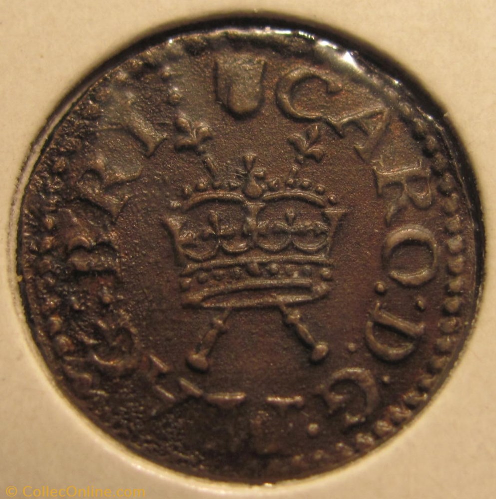 coin charles i farthing 1625 1634