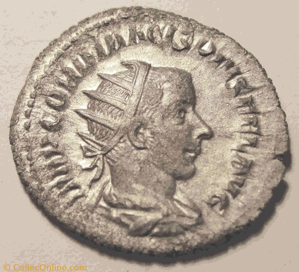 Gordian III, AR Ant, 238-244AD coin ancient b c to roman imperial gordian iii ar ant 238 244ad