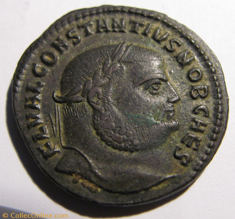 Constantius I, 300-301 AD, AE Follis coin ancient b to roman constantius i 300 301 ad ae follis