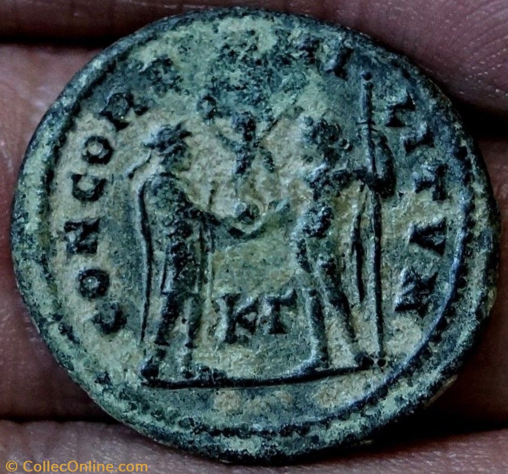 Diocletian, 295-299 AD, AE Ant coin ancient b to roman imperial diocletian 295 299 ad ae ant