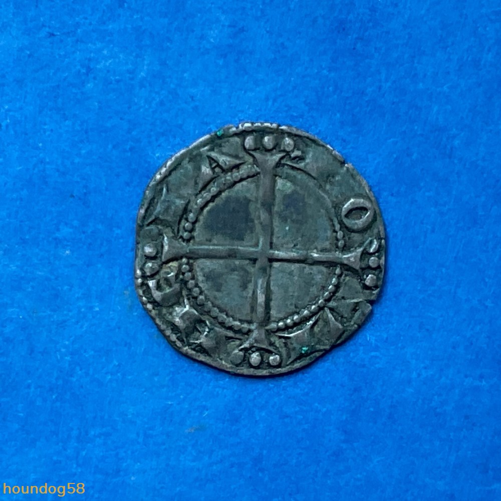 Comté de Provence denier Alphonse II tête allongée monnaies europe medievale france feodales comte de provence denier alphonse ii tete allongee