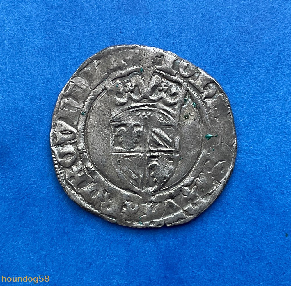 monnaies europe medievale france feodales duche de bourgogne gros jean sans peur croix fleurdelisee
