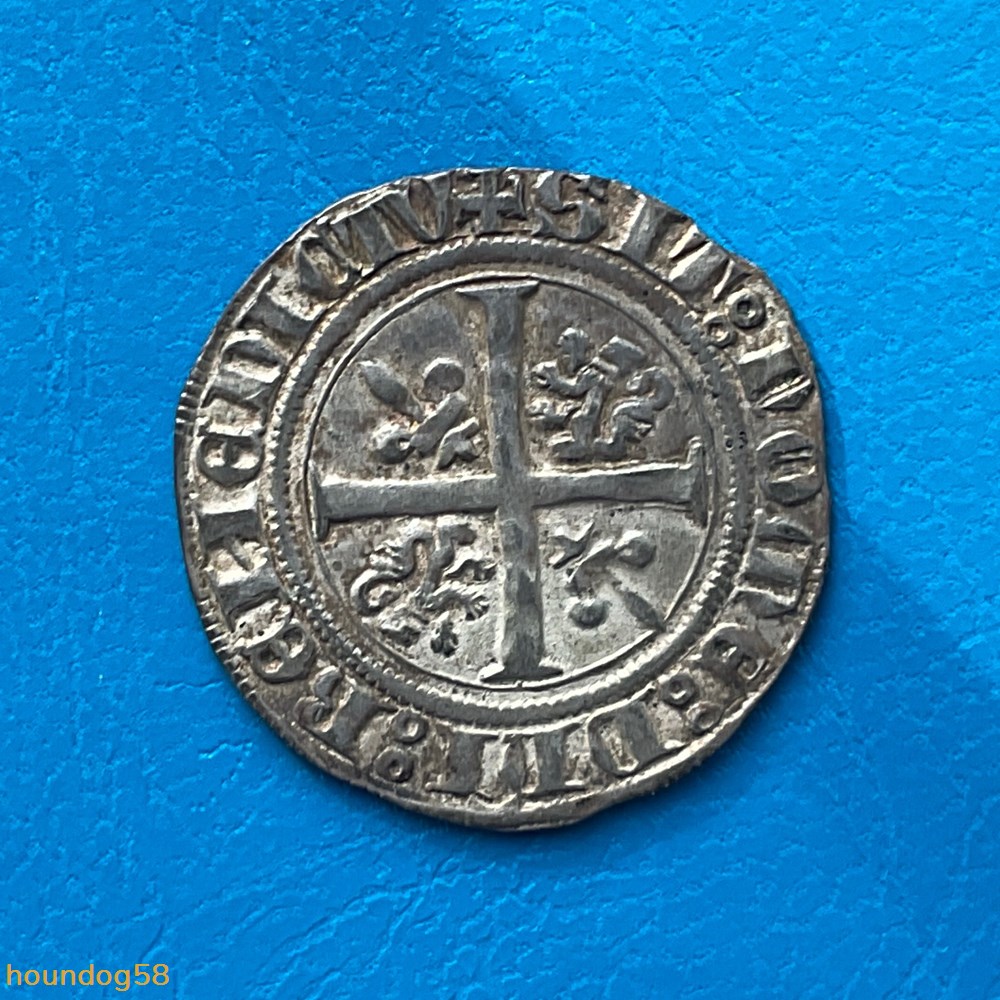 monnaies europe medievale france feodales duche de bourgogne blanc jean sans peur sans point d atelier
