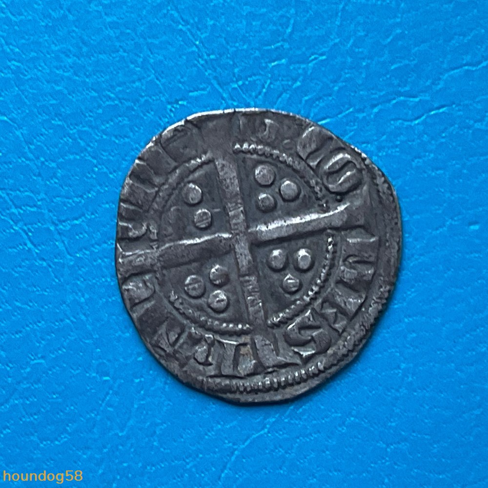 Comté de Hainaut Esterlin Guillaume I au monogramme monnaies europe medievale france feodales comte de hainaut esterlin guillaume i au monogramme
