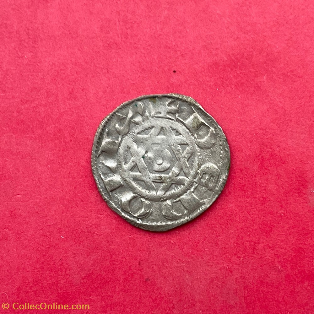 monnaies europe medievale france feodales comte de deols denier raoul vii