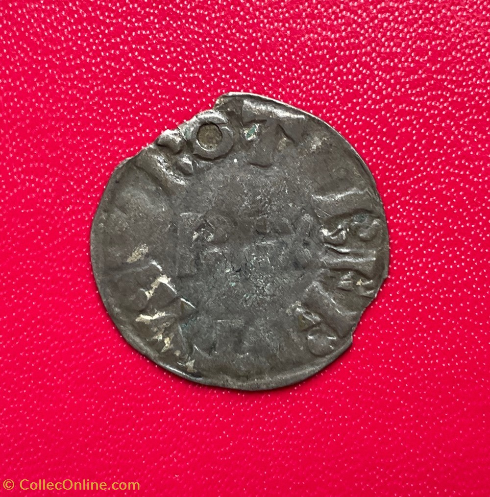 monnaies europe medievale france royales denier parisis robert ii