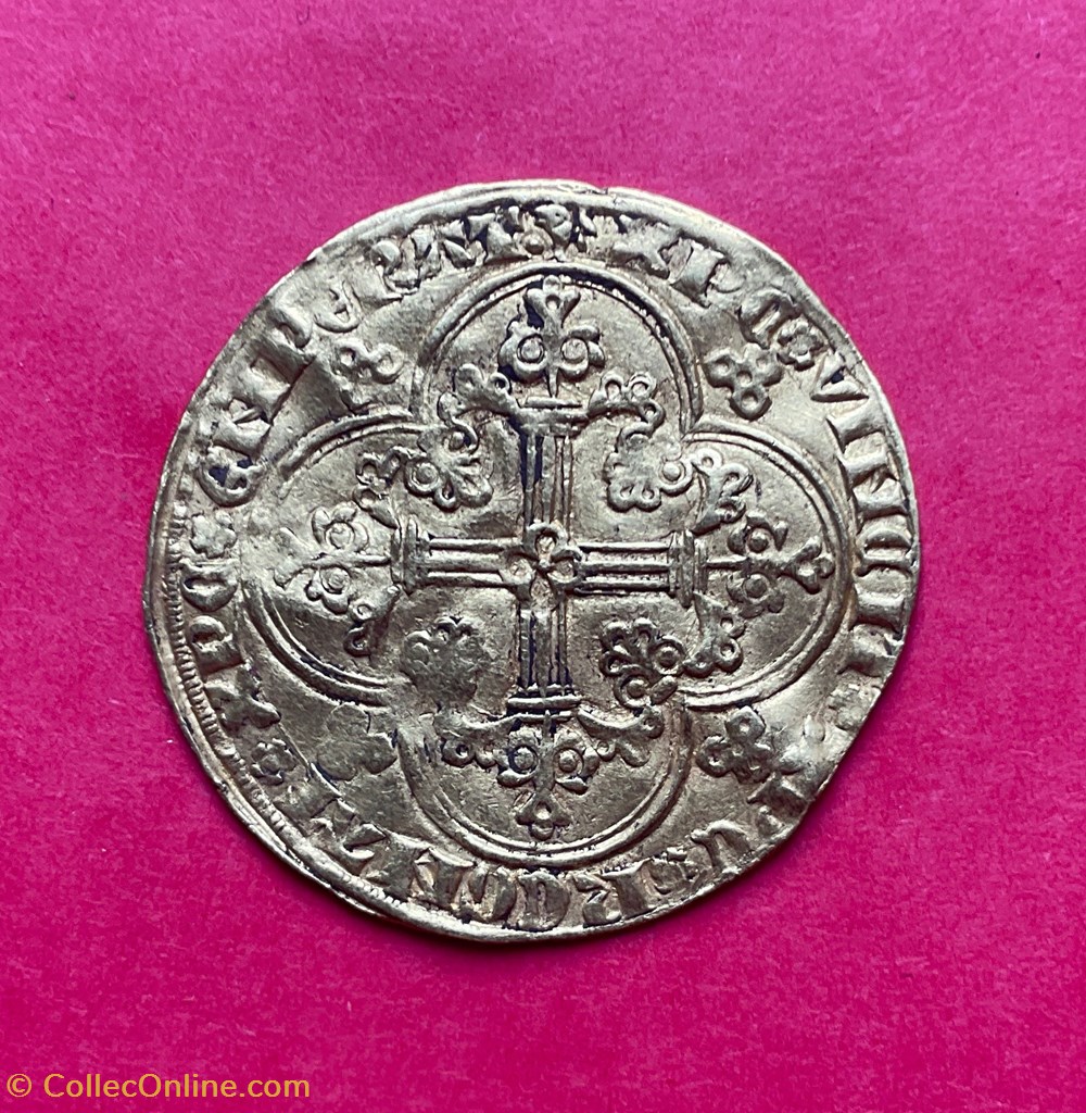 monnaies europe medievale france royales franc a cheval du dauphine