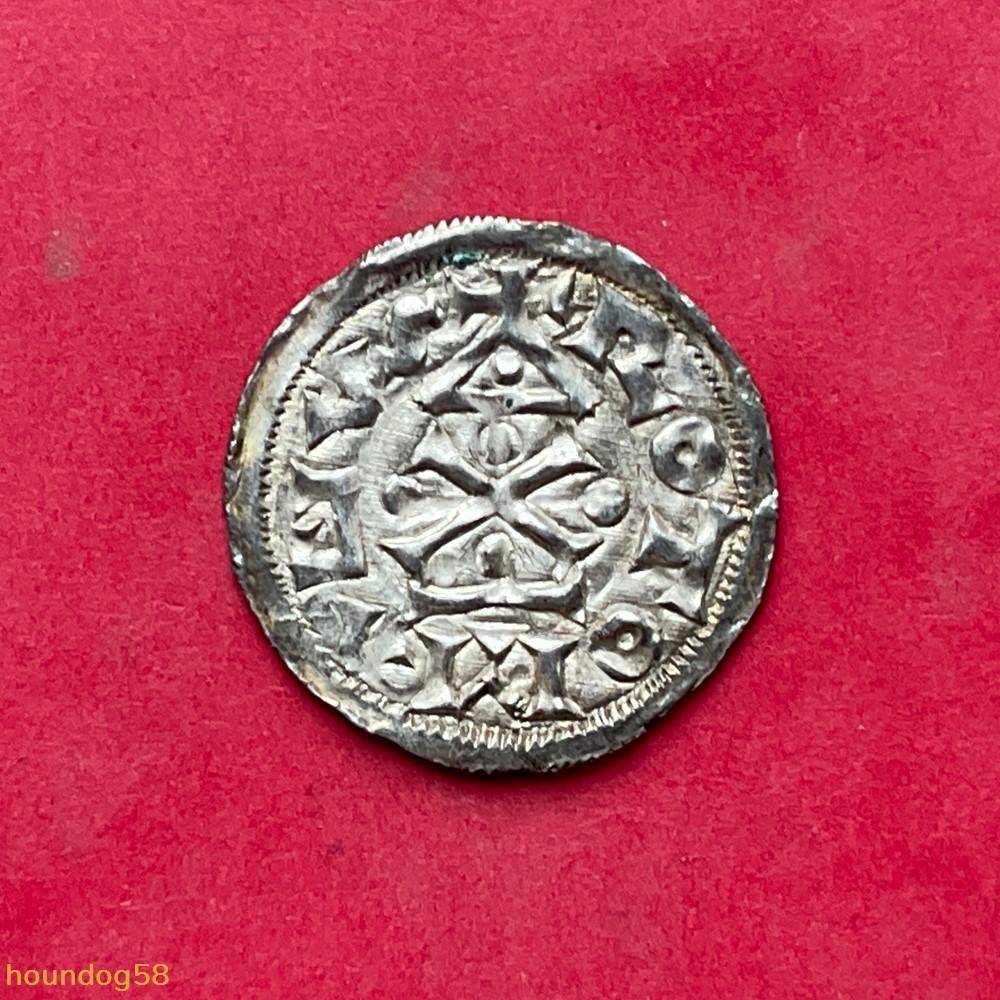 Duché de Normandie denier au temple Richard Ier monnaies europe medievale france feodales duche de normandie denier au temple richard ier