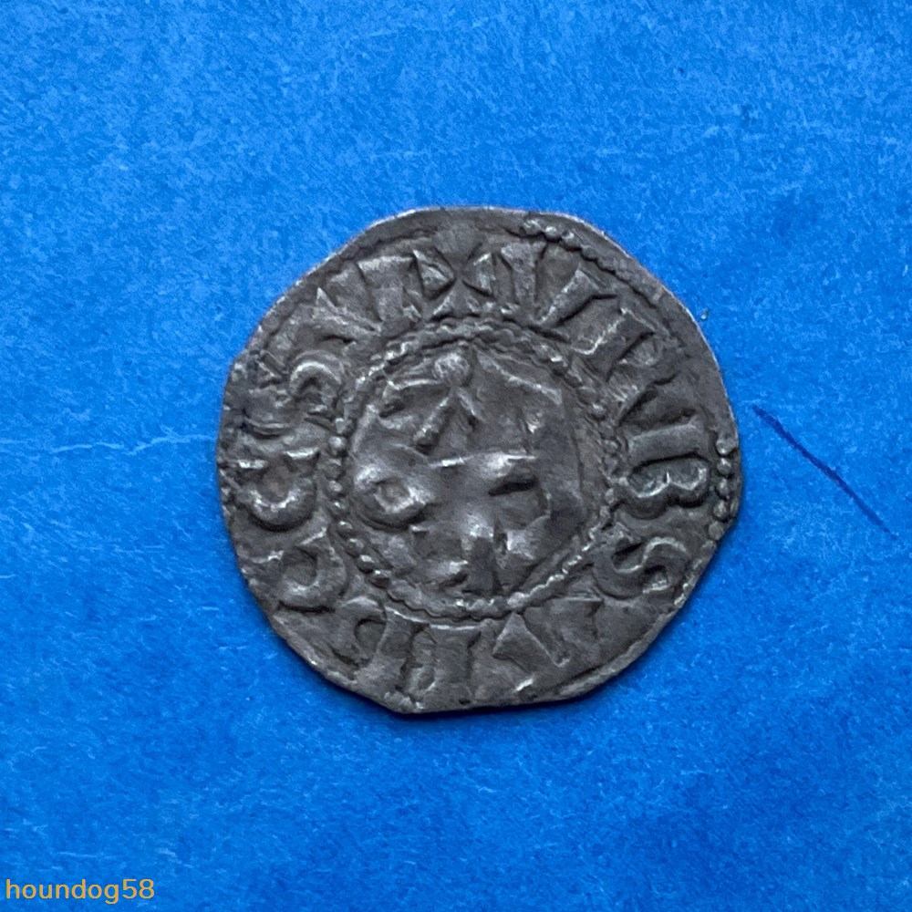Comté d’Anjou denier Foulques IV le Rechin ou Foulques V monnaies europe medievale france feodales comte d anjou denier foulques iv le rechin ou foulques v