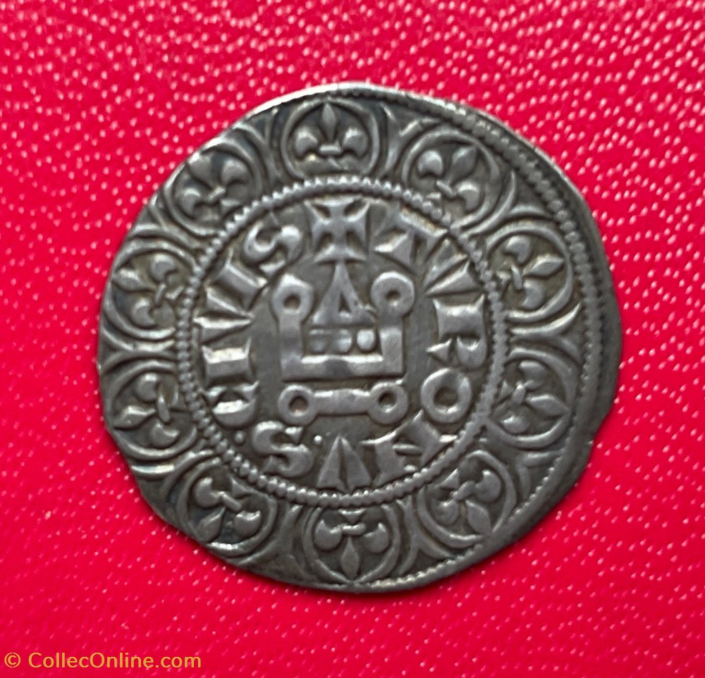 Maille tierce à l’O rond monnaies europe medievale france royales maille tierce a l o rond