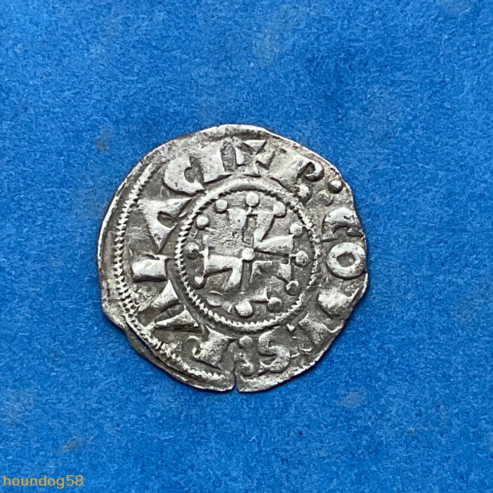 monnaies europe medievale france feodales marquisat de provence raymond vii denier croix occitane