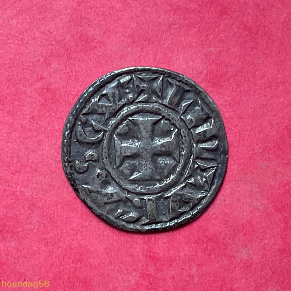 Vicomté de Limoges denier anonyme au type de Eudes dégénéré monnaies europe medievale france feodales vicomte de limoges denier anonyme au type de eudes degenere