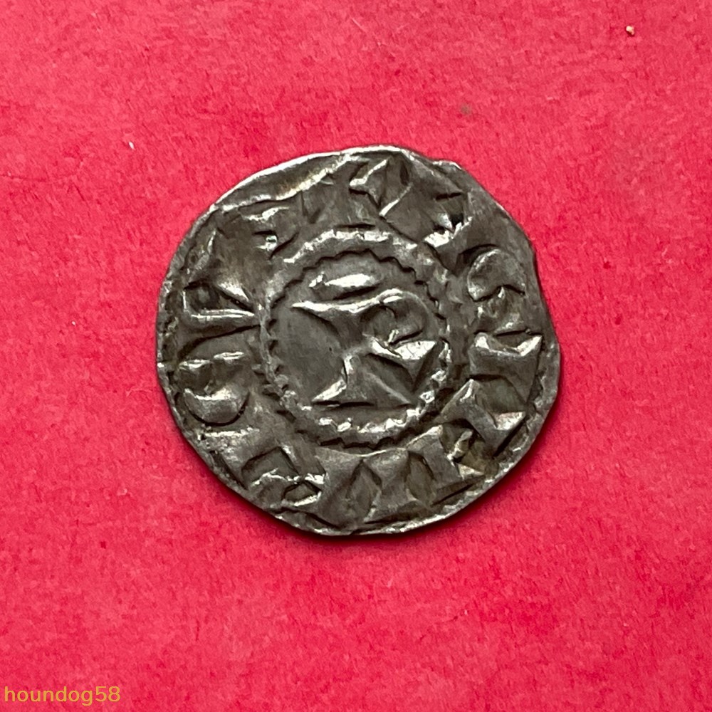 monnaies europe medievale france feodales royaume de bourgogne denier henri iii lyon