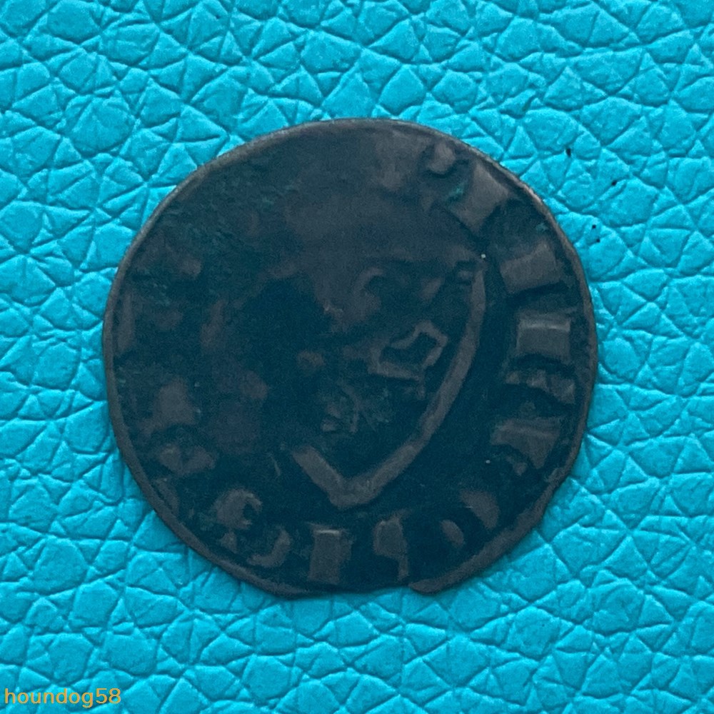 Comté de Nevers denier Robert de Dampierre monnaies europe medievale france feodales comte de nevers denier robert de dampierre