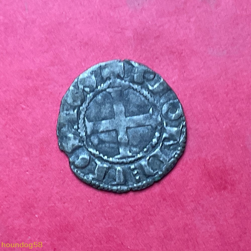 Comté de Riom Alphonse de France denier tournois monnaies europe medievale feodales comte de riom alphonse de france denier tournois