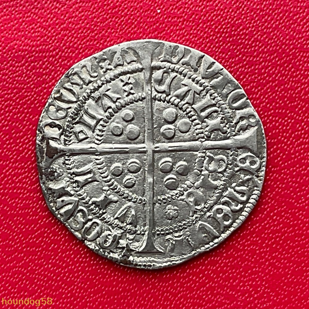 Territoire de Calais Gros d’argent Henri VI monnaies europe medievale france feodales territoire de calais gros d argent henri vi