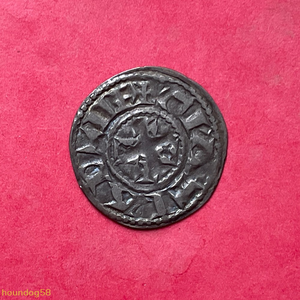 Vicomté de Limoges denier anonyme au type de Eudes dégénéré monnaies europe medievale france feodales vicomte de limoges denier anonyme au type de eudes degenere