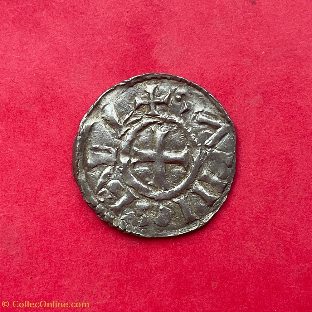 monnaies europe medievale france feodales comte de scodingues denier anonyme