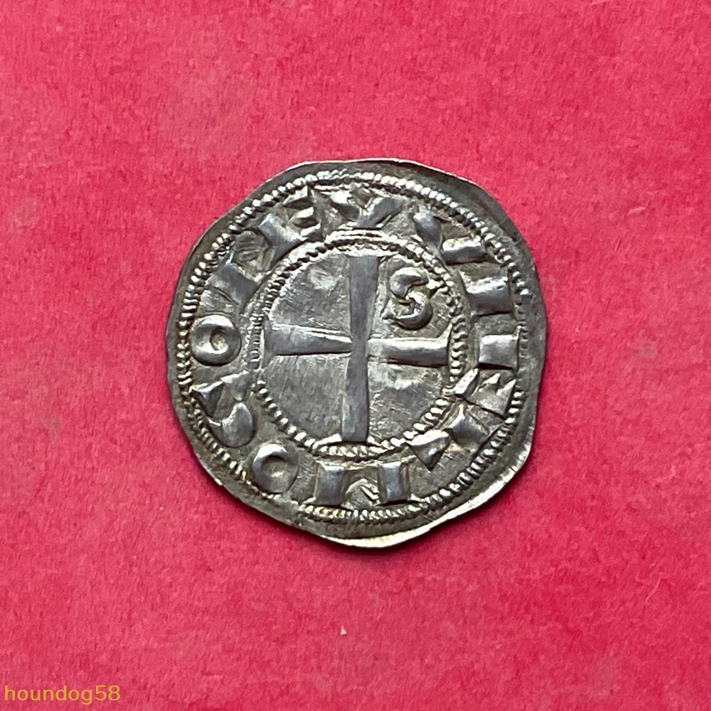 monnaies europe medievale france feodales comte de toulouse denier guillaume iv
