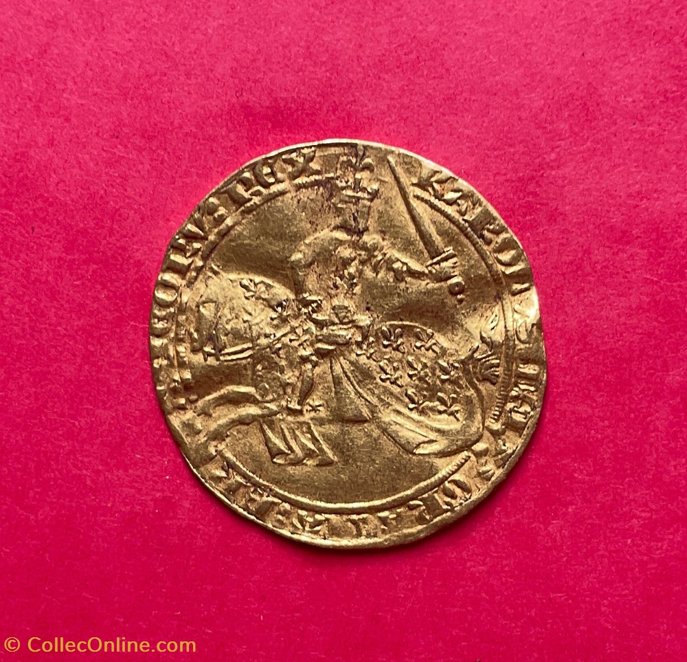 monnaies europe medievale france royales franc a cheval du dauphine