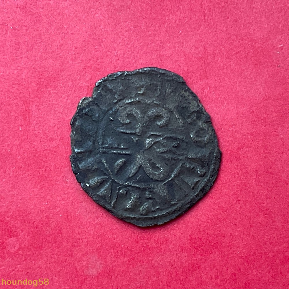 Duché de Bourgogne denier Hugues V monnaies europe medievale a france feodales duche de bourgogne denier hugues v