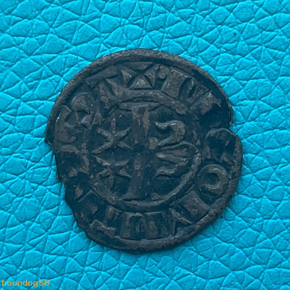 monnaies europe medievale france feodales comte de nevers denier mahaut avec eudes de bourgogne