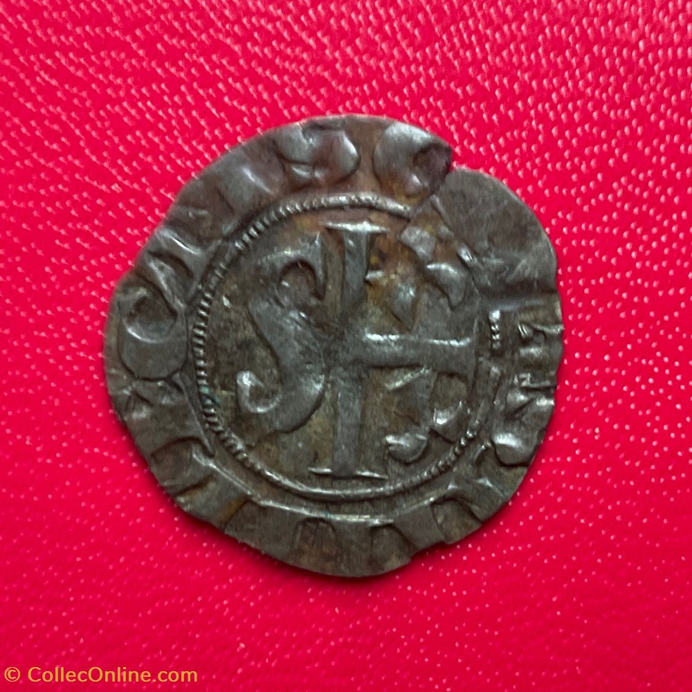 Denier Senlis Louis VII monnaies europe medievale a france royales denier senlis louis vii
