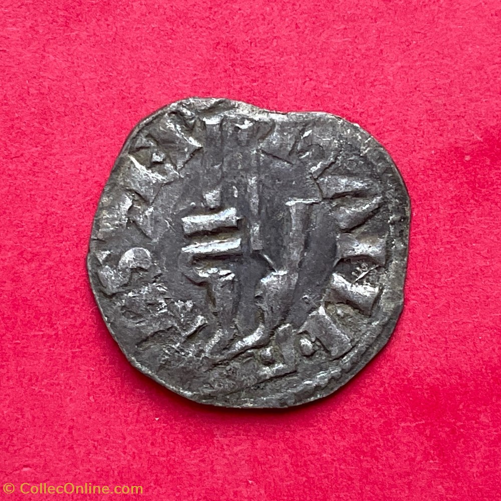 monnaies europe medievale france feodales denier dit a la porte noire eveche de besancon