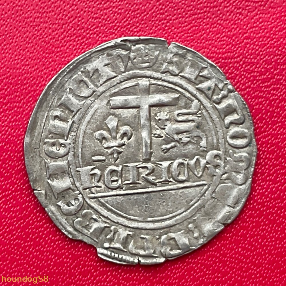 monnaies europe medievale france royales blanc aux ecus henri vi paris