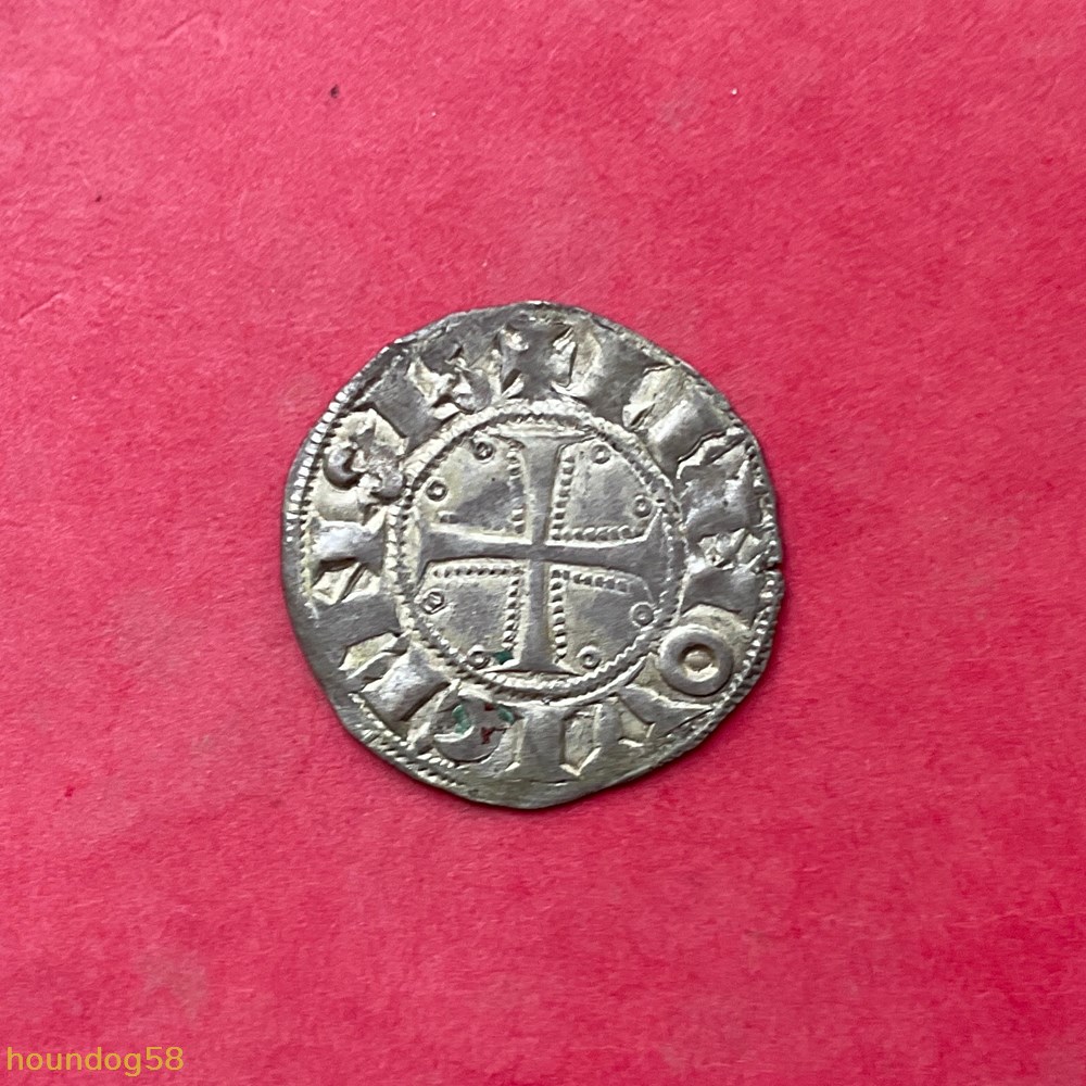 monnaies europe medievale france feodales abbaye saint martial de limoges denier anonyme dit barbarin