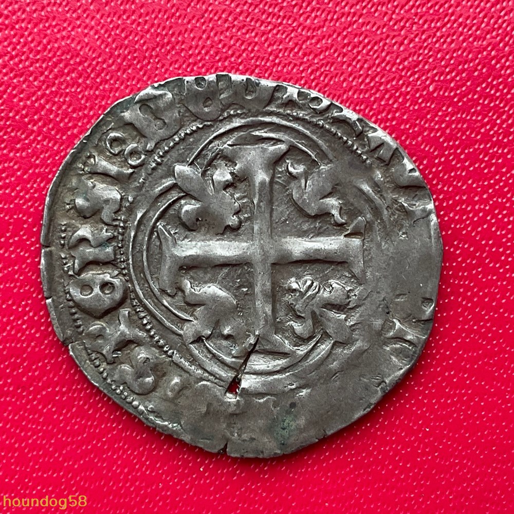 monnaies europe medievale france feodales seigneurie de trevoux blanc pierre ii de bourbon
