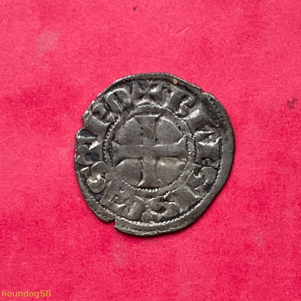 Comté de Blois denier Gui de Châtillon monnaies europe medievale france feodales comte de blois denier gui de chatillon