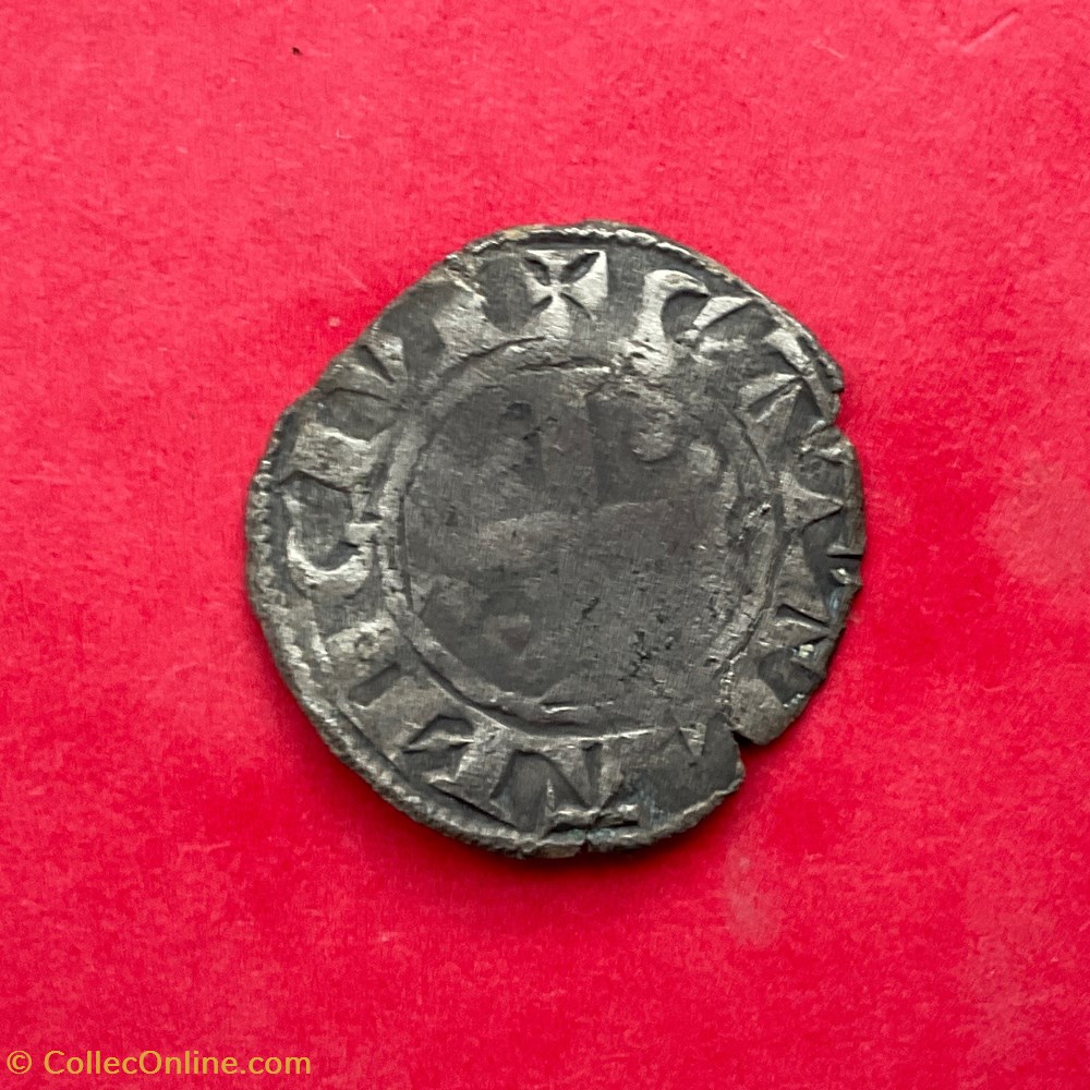 monnaies europe medievale france feodales denier eveche de chalons guillaume ii du perche