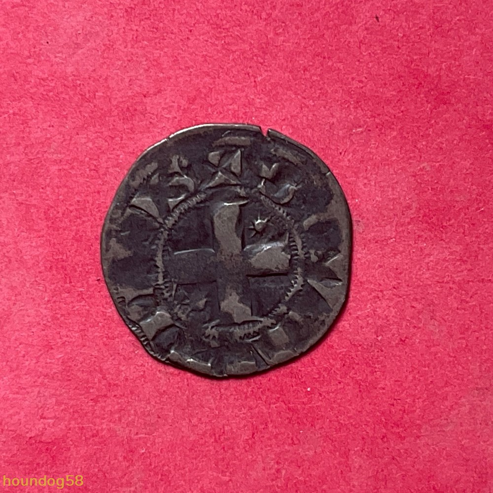 Comté de Vermandois denier Alienor monnaies europe medievale france feodales comte de vermandois denier alienor