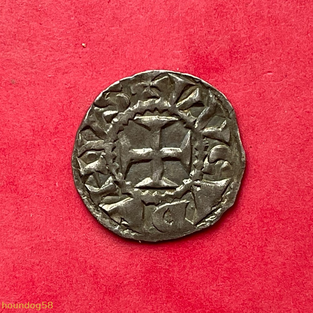 monnaies europe medievale france feodales royaume de bourgogne denier henri iii lyon
