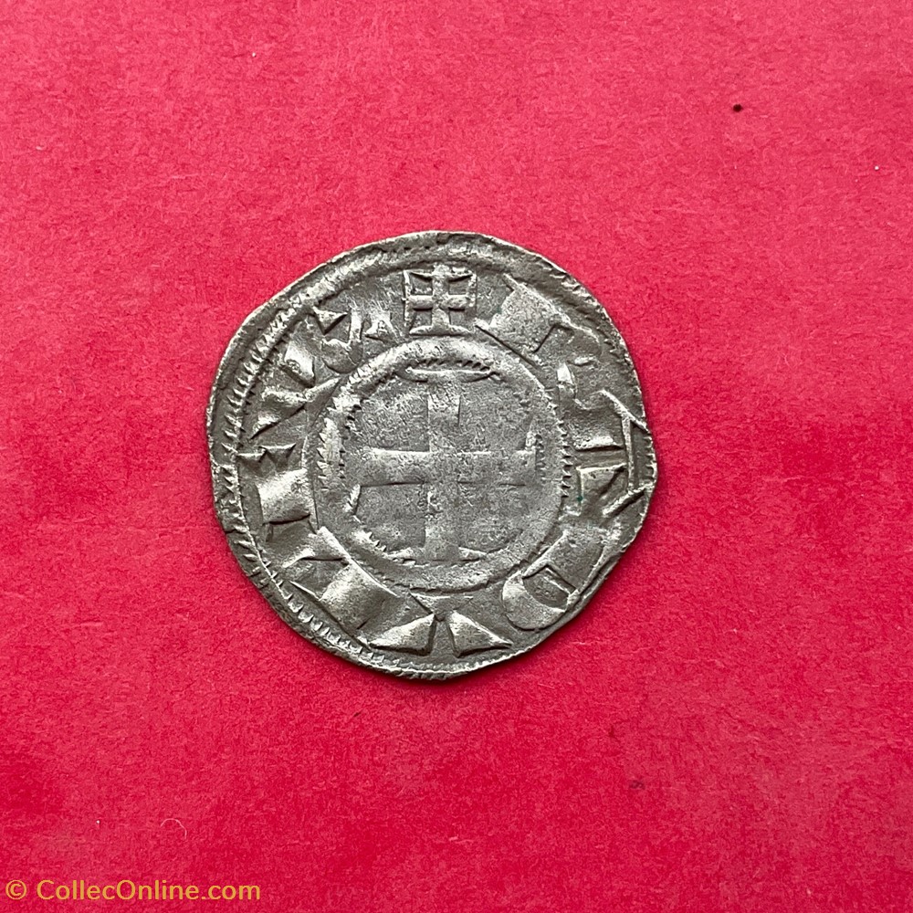 monnaies europe medievale france feodales comte de deols denier raoul vii