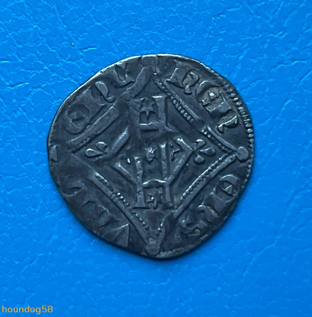 Comté de Hainaut Esterlin Guillaume I au monogramme monnaies europe medievale france feodales comte de hainaut esterlin guillaume i au monogramme
