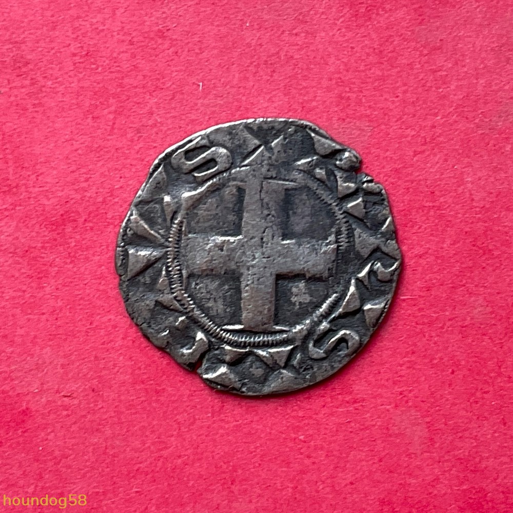 monnaies europe medievale france royales louis vii denier parisis 3 eme type