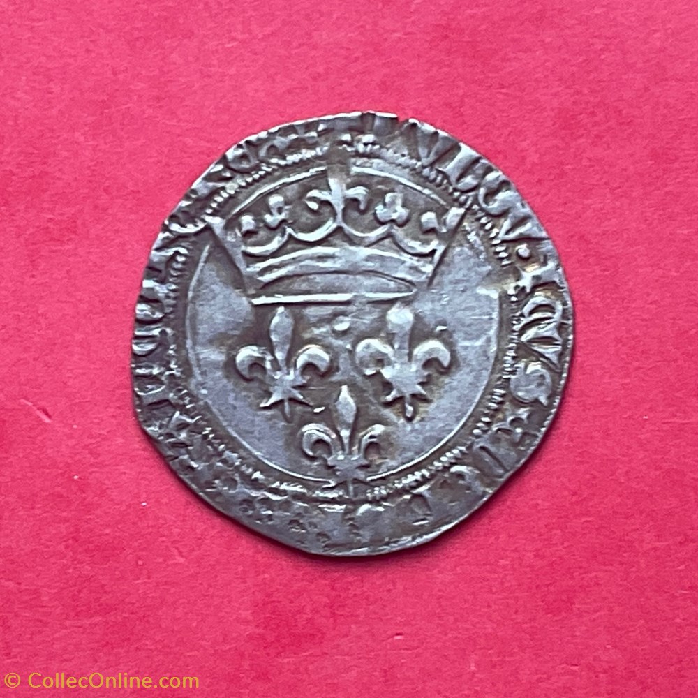 Gros de roi Louis XI LYON monnaies europe medievale a france royales gros de roi louis xi lyon