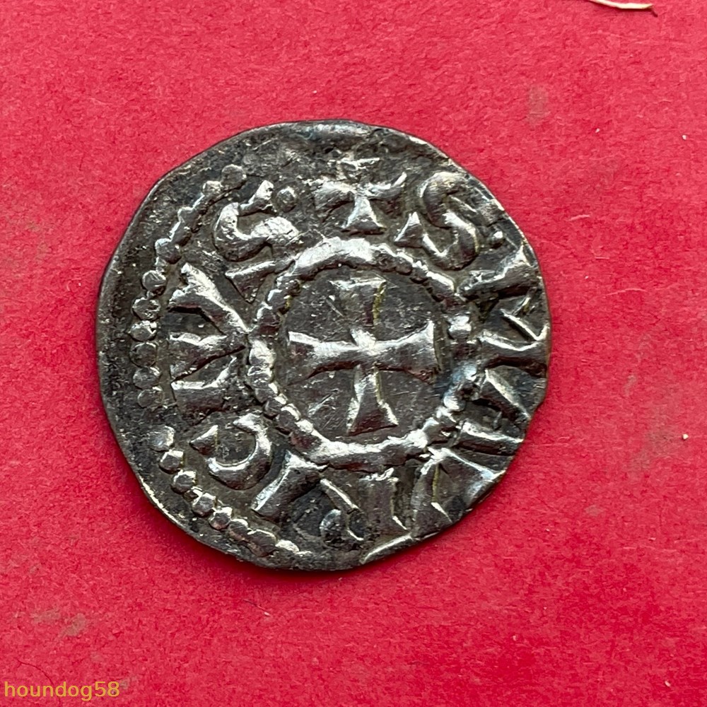 monnaies europe medievale france feodales archeveche de vienne denier au monogramme d henri iii