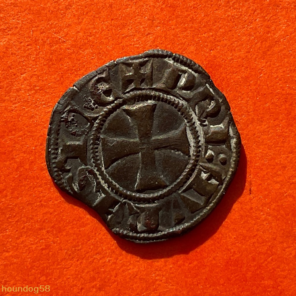 monnaies europe medievale france feodales principaute d orange petit denier raymond iii ou iv