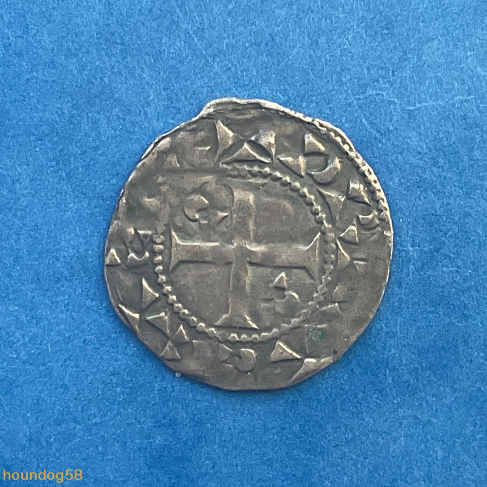 Louis VI denier Dreux monnaies europe medievale a france royales louis vi denier dreux