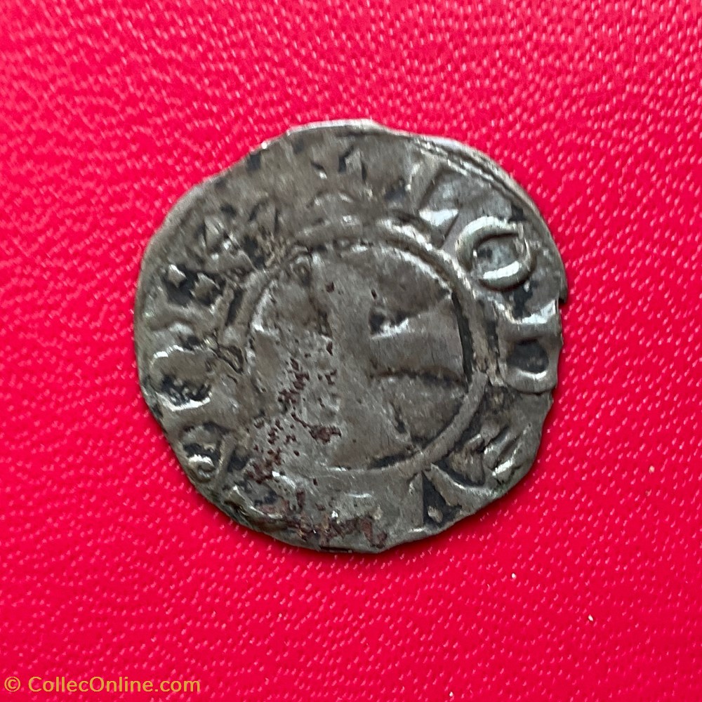 Denier Montreuil 5ème type Louis VI monnaies europe medievale a france royales denier montreuil 5eme type louis vi